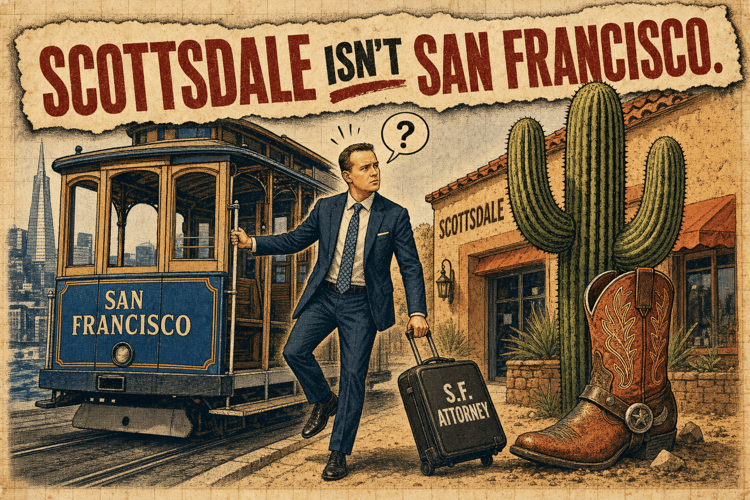 Wall Street to San Francisco to Scottsdale — in 2018.